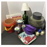 End of consignment home decor. Candles. Kitchen.