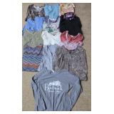 12 ladies shirts most 1X-2X & a Bostwick shirt