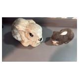 2 Vintage Rabbits