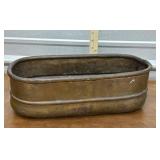Early dovetailed copper pan basin beautiful patina