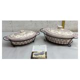Temp-tations 6 Piece Oval Oven-to-Table Set- new