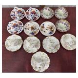 13 Tea Cups And Saucers *some Chips