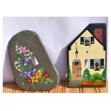 Painted Slate Light Switch Covers