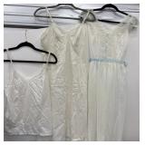 Vintage ladies under garments. Slips, nightgown &