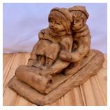 1972 Signed Penellen Statue  6' tall