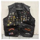 Harley Davidson, Diamond Plate Buffalo leather