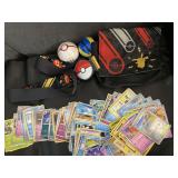 Pokï¿½mon cards over 100 plus accessories