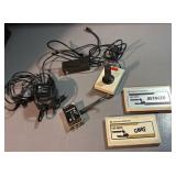 Commodore Vic 20 power, adapter, paddle games and