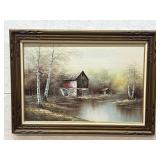 Oil on Canvas Painting / Caufield 43/31