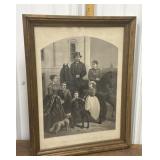 General Grant & His Family framed print