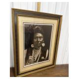 Edward Curtis print of Chief Joseph:Nez Perce