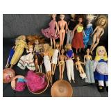 Barbie, frozen, Swiss Miss and other dolls