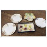 Handled plates, place card holders