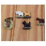 Vintage Battling Pals Magnetic Figures & Crayfish