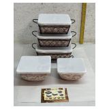 Temp-tations 11 Piece Square Oven-to-Table Set