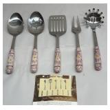 Temp-tations 5 piece Stainless Steel Utensil Set