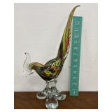 Murano??  Art Glass Pheasant / Multicolored