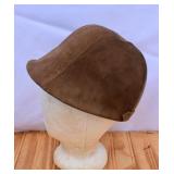 Abraham Straus Suede Leather Hat
