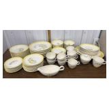 Homer Laughlin Duratone Buttercup platters,