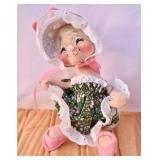 7" Annalee Easter Parade Girl Bunny 1993