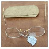 vintage Gold filled wire glasses