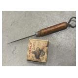 Coca-Cola advertising box*empty and ice pick