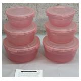 Lock&Lock 6 piece Round Storage Containers-new