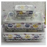 Temp-tations 9 Piece Oven-to-Table Set- new