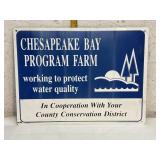 Chesapeake Bay Program Farm Aluminum Sign 18/24