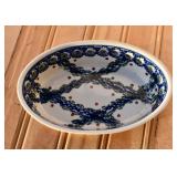 Polish Pottery Small Oval Dish