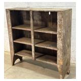 Open Cupboard w/ boot jack cutouts 48/15/48