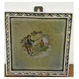 Irish Porcelain tile/wall hanger. Made in Ireland