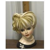 Napco Ware C7474 Lady Head Vase