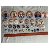Vintage Political Pin Backs / Buttons
