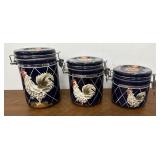 French Country Rooster Collection canisters