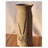 Maine NY Artist Signed Pottery Vase