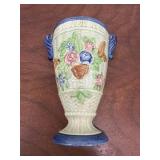 Pottery Wall pocket- flowers