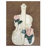 Lefton wall pocket - pink cello