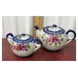 Nippon tea pot and sugar bowl