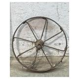 Iron Wheelbarrow Wheel