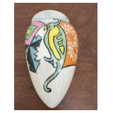Pottery lusterware Wall pocket - vase