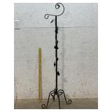 Iron Floor Lamp w/Flowers 62ï¿½