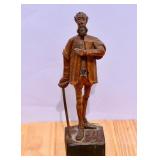 MCM Ouro Spain Carved Wood Don Quixote Figurine