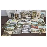 Postcards - Odessa ny, West virginia, Rochester