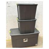 Sterlilite Storage Tubs (3)