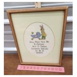 Needlepoint daddy design