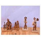 Antique Polish Carved Figures