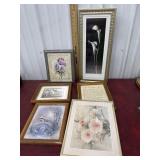 Floral, cottage prints and cross stitch