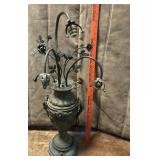 Classical Urn Cast Metal Lamp needs rewiring