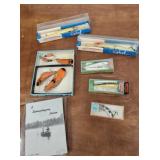 Fishing lures in original box